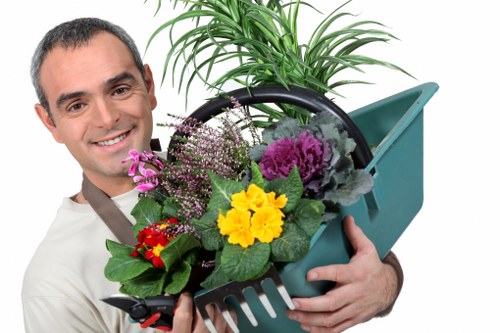 Thriving garden with vibrant plants and flowers